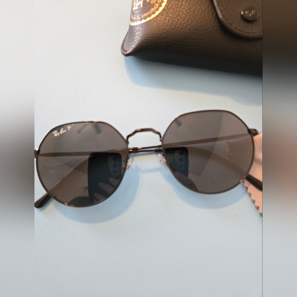 Ray-Ban RB3565 Jack Dark Hexagonal Sunglasses